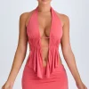 Oh Polly Skirts & Skorts | Co-Ords^Draped A-Line Mini Skirt in Coral
