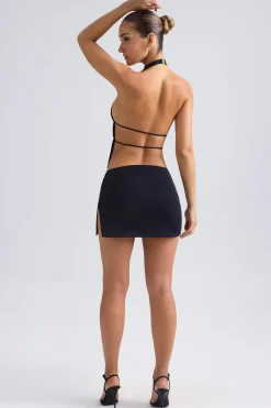 Oh Polly Women'S Clothing Sale - $65 And Under | Women'S Clothing Sale - $40 And Under^Draped A-Line Mini Skirt in Black