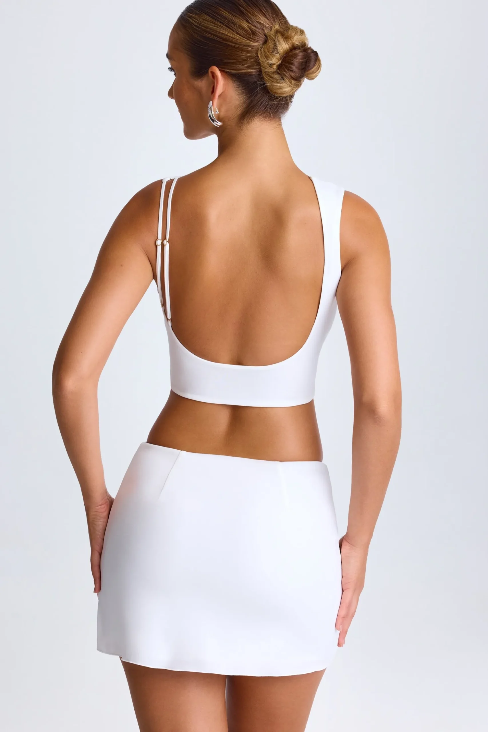 Oh Polly Skirts & Skorts | Co-Ords^Draped A-Line Mini Skirt in White