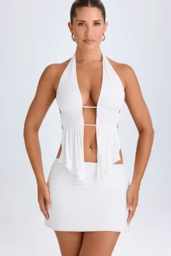 Oh Polly Skirts & Skorts | Co-Ords^Draped A-Line Mini Skirt in White