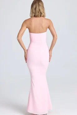 Oh Polly Wedding Guest | Homecoming Dresses^Draped Floral-Appliqué Maxi Dress in Blush