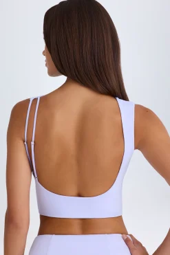 Oh Polly Co-Ords | Tops^Draped Open-Back Tank Top in Soft Lilac SoftLilac
