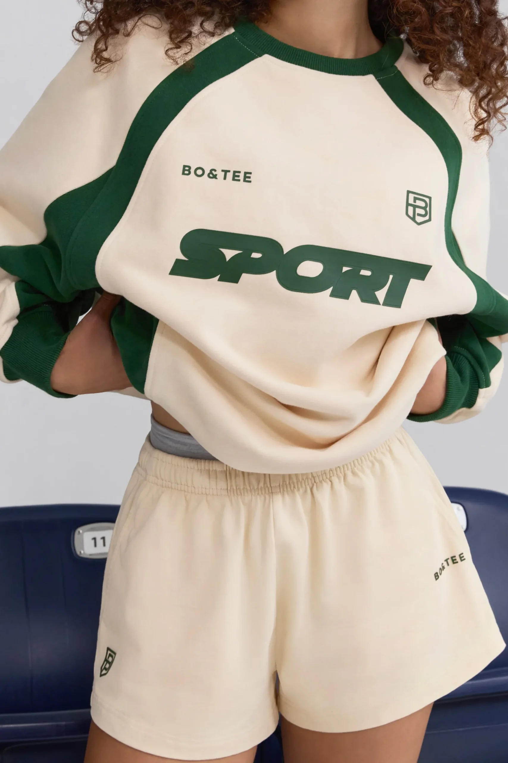 Oh Polly Matching Sets | Shorts^Elasticated Mini Shorts in Marble