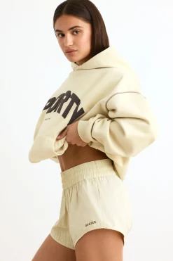 Oh Polly Women'S Clothing Sale - $65 And Under | Women'S Clothing Sale - $40 And Under^Elasticated Mini Shorts in Bone