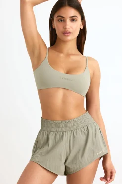Oh Polly Matching Sets | Shorts^Elasticated Mini Shorts in Mineral