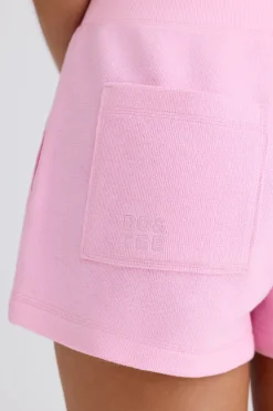 Oh Polly Shorts^Elasticated Shorts in Bubblegum Pink BubblegumPink