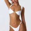 Oh Polly Bikini Sets | Bikini Tops^Embellished Bikini Top in White