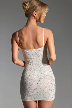 Oh Polly Party Dresses | Bride To Be^Embellished Bodycon Mini Dress in White