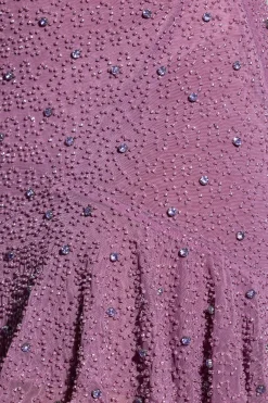 Oh Polly Women'S Clothing Sale - $65 And Under | Party Dresses^Embellished Cold Shoulder Mini Dress in Grape