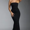 Oh Polly Party Dresses | Homecoming Dresses^Embellished Corset Gown in Black