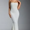 Oh Polly Party Dresses | Bride To Be^Embellished Corset Gown in White