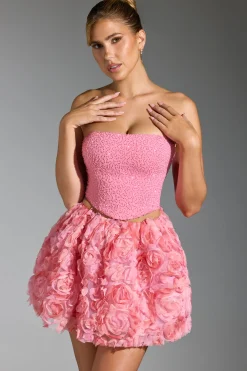 Oh Polly Party Dresses | Birthday^Embellished Corset Top in Pink