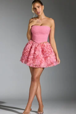 Oh Polly Party Dresses | Birthday^Embellished Corset Top in Pink