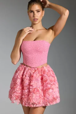 Oh Polly Party Dresses | Birthday^Embellished Corset Top in Pink