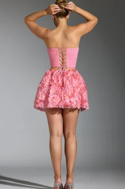 Oh Polly Party Dresses | Birthday^Embellished Corset Top in Pink