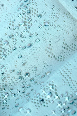 Oh Polly Women'S Clothing Sale - $65 And Under | Women'S Clothing Sale - $40 And Under^Embellished Cross-Strap Bikini Top in Ice Blue IceBlue