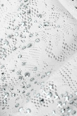 Oh Polly Women'S Clothing Sale - $65 And Under | Women'S Clothing Sale - $40 And Under^Embellished Cross-Strap Bikini Top in Ivory