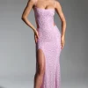 Oh Polly Party Dresses | Homecoming Dresses^Embellished Cut-Out Fishtail Maxi Dress in Peony Pink PeonyPink