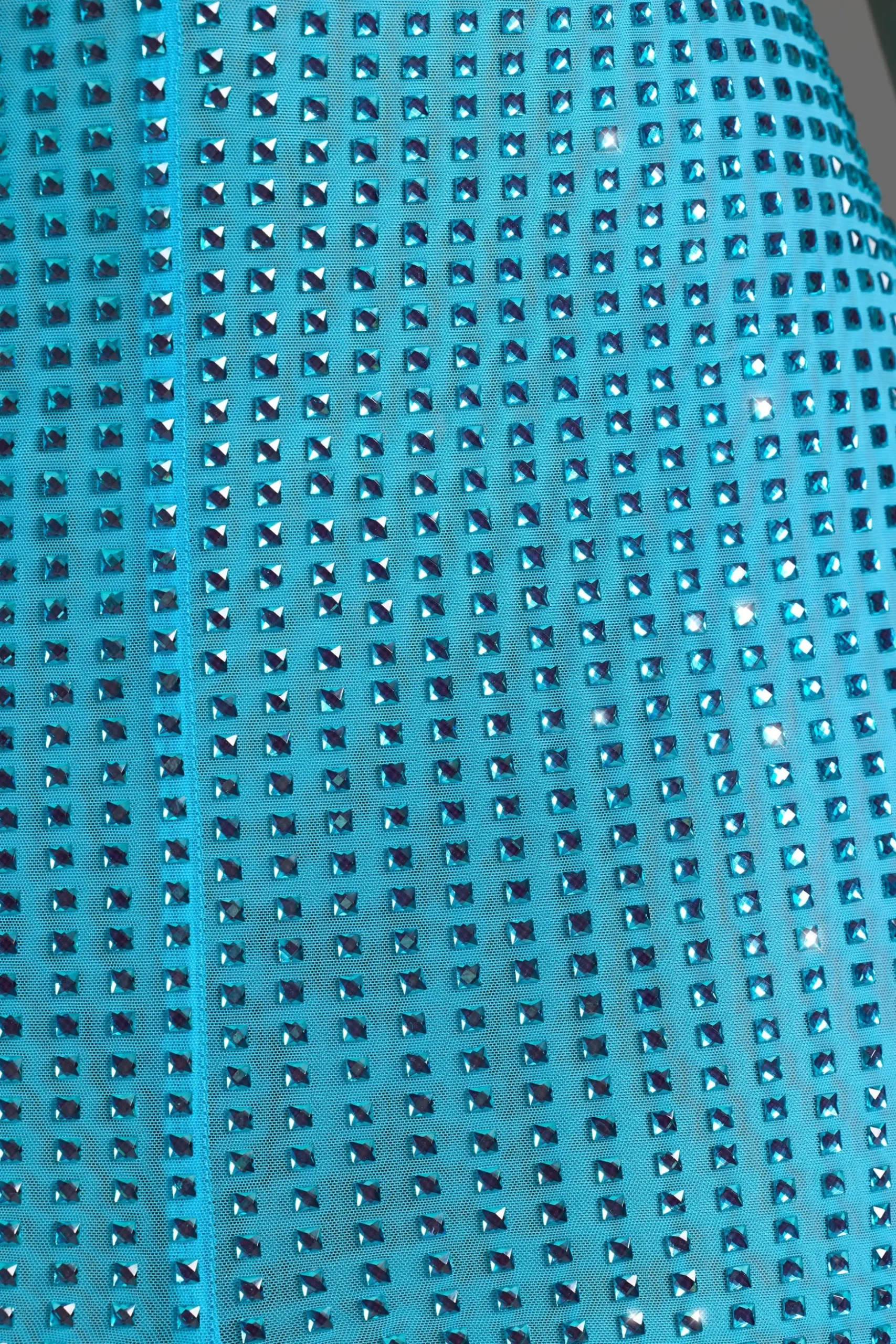 Oh Polly Party Dresses | Birthday^Embellished Cut-Out Halterneck Maxi Dress in Aqua Blue AquaBlue
