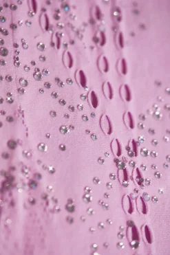 Oh Polly Women'S Clothing Sale - $65 And Under | Women'S Clothing Sale - $40 And Under^Embellished Halterneck Mini Dress in Violet Pink VioletPink