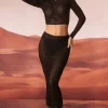 Oh Polly Women'S Clothing Sale - $65 And Under | Women'S Clothing Sale - $40 And Under^Embellished Low Rise Maxi Skirt in Black