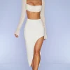 Oh Polly Skirts & Skorts | Party Dresses^Embellished Maxi Skirt in Ivory