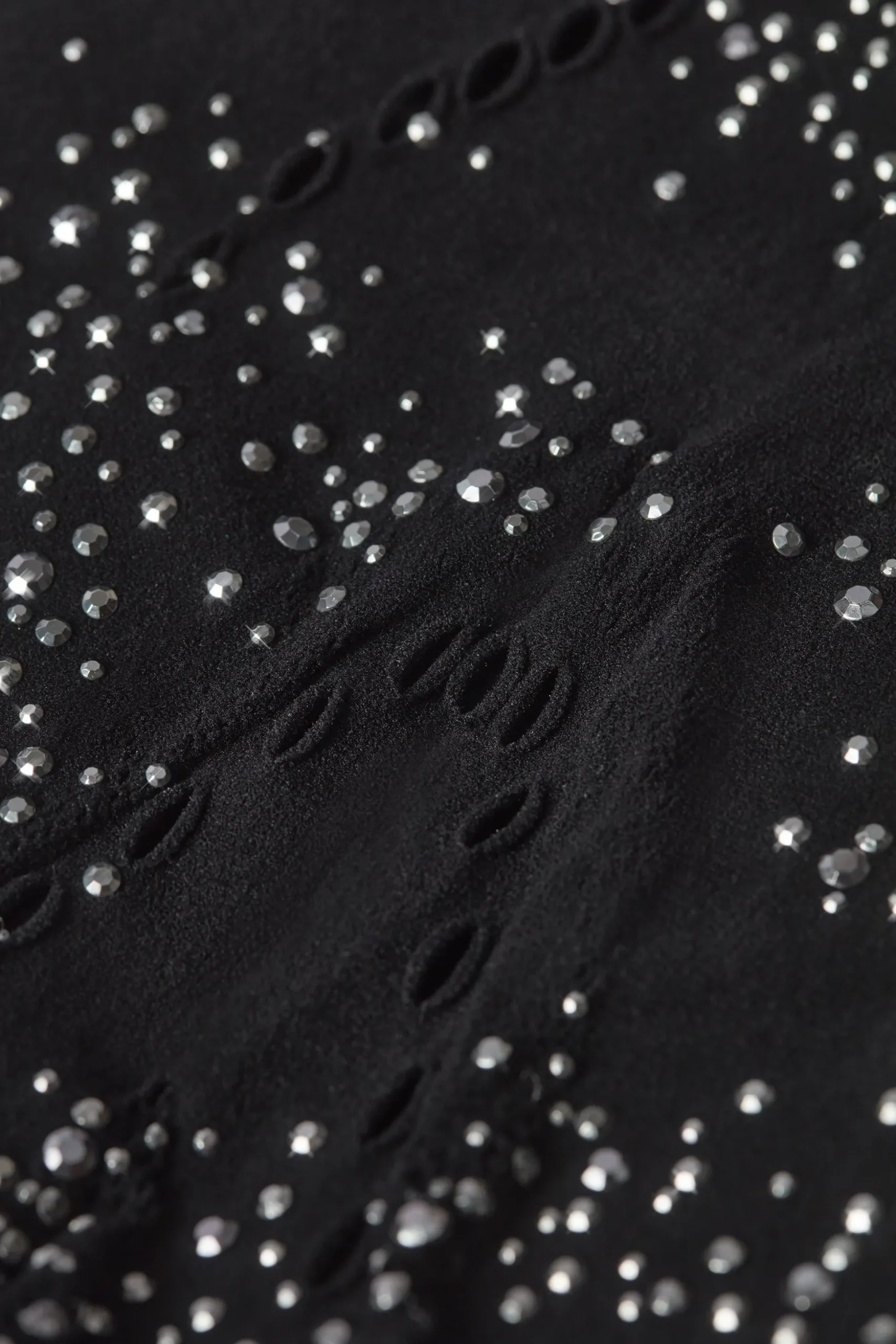 Oh Polly Women'S Clothing Sale - $65 And Under | Women'S Clothing Sale - $40 And Under^Embellished Mid-Rise Flared Trousers in Black