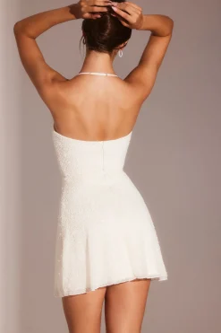 Oh Polly Party Dresses | Bride To Be^Embellished Multi Wear A-Line Mini Dress in White
