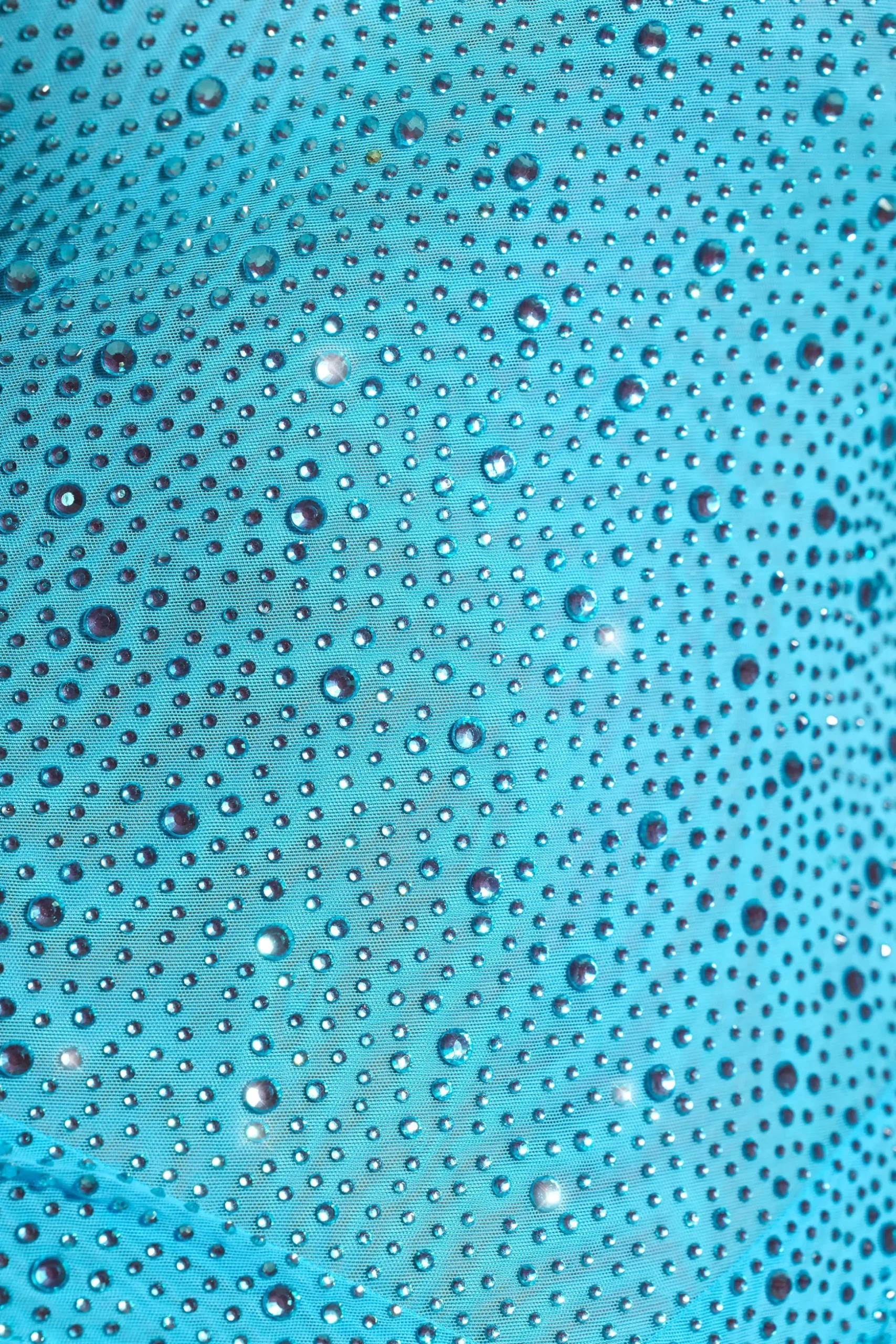 Oh Polly Party Dresses | Birthday^Embellished One-Shoulder Mini Dress in Aqua Blue AquaBlue
