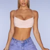 Oh Polly Women'S Clothing Sale - $65 And Under | Women'S Clothing Sale - $40 And Under^Embellished Strap Crop Top in Blush