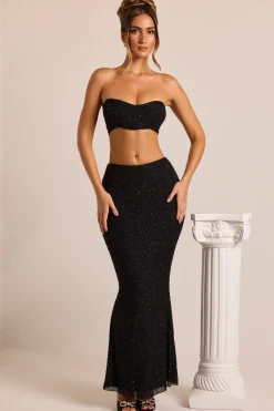 Oh Polly Women'S Clothing Sale - $65 And Under | Women'S Clothing Sale - $40 And Under^Embellished Strapless Corset Top in Black