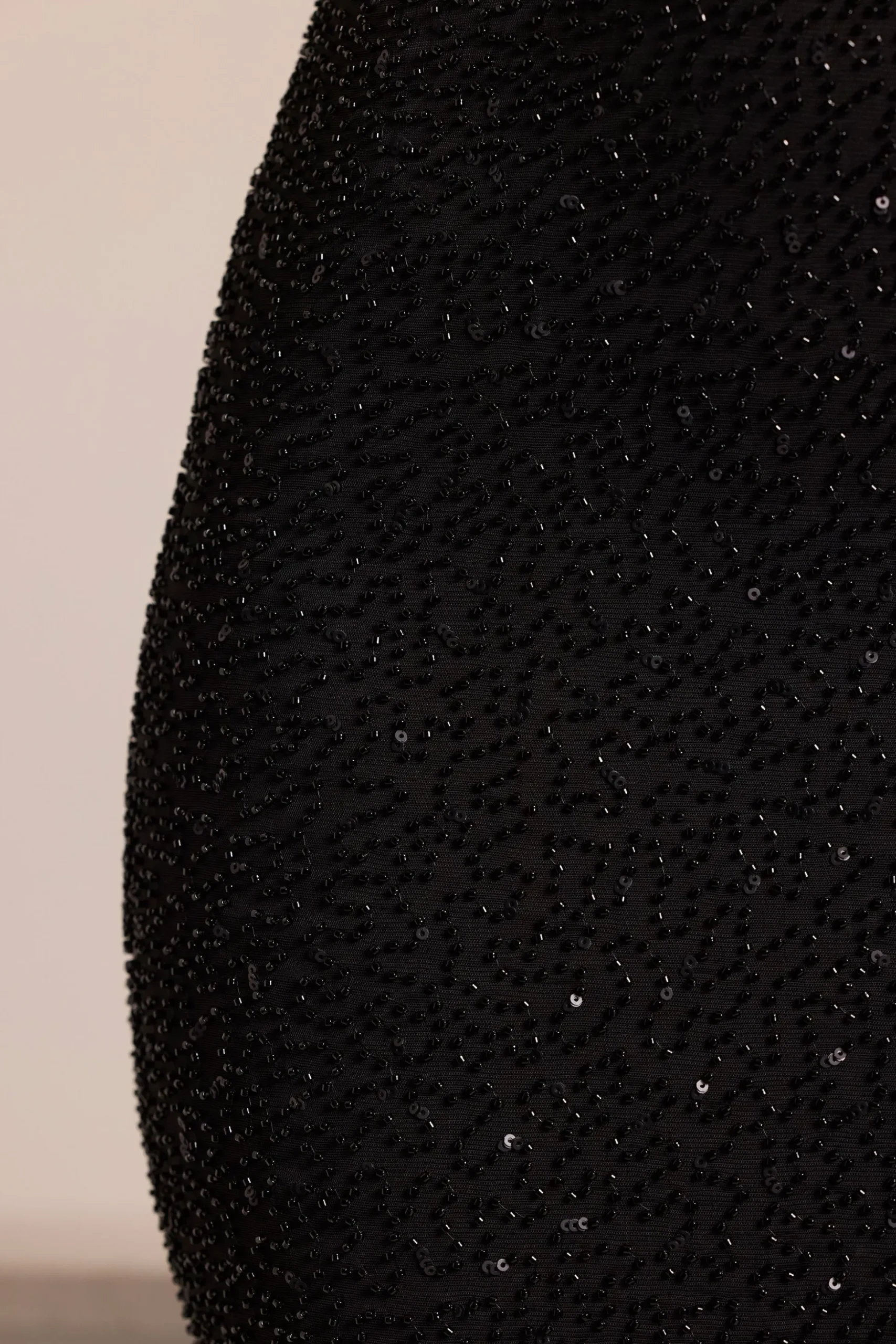 Oh Polly Party Dresses | Holiday Party Dresses & Outfits^Embellished Strapless Cowl Neck Maxi Dress in Black