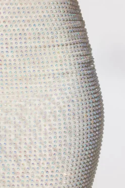 Oh Polly Party Dresses | Bride To Be^Embellished Strapless Evening Gown in Ivory