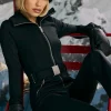 Oh Polly Gym Accessories^Faux-Leather Gloves in Black