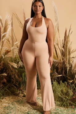 Oh Polly Women'S Clothing Sale - $65 And Under | Women'S Clothing Sale - $40 And Under^Figure You Out Split Hem Leggings in Tan
