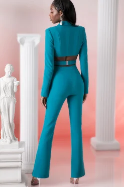 Oh Polly Women'S Clothing Sale - $65 And Under | Women'S Clothing Sale - $40 And Under^Flare Trousers in Teal