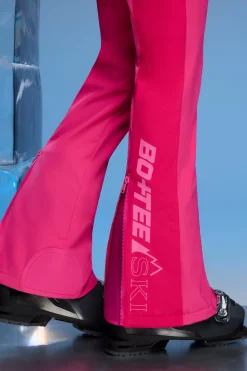 Oh Polly Coats^Fleece Lined Ski Suit in Fuchsia Pink FuchsiaPink