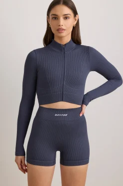 Oh Polly Women'S Clothing Sale - $65 And Under | Women'S Clothing Sale - $40 And Under^FlexiRib Cropped Jacket in Slate