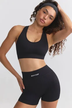 Oh Polly Women'S Clothing Sale - $65 And Under | Women'S Clothing Sale - $40 And Under^FlexiRib Mini Shorts in Black