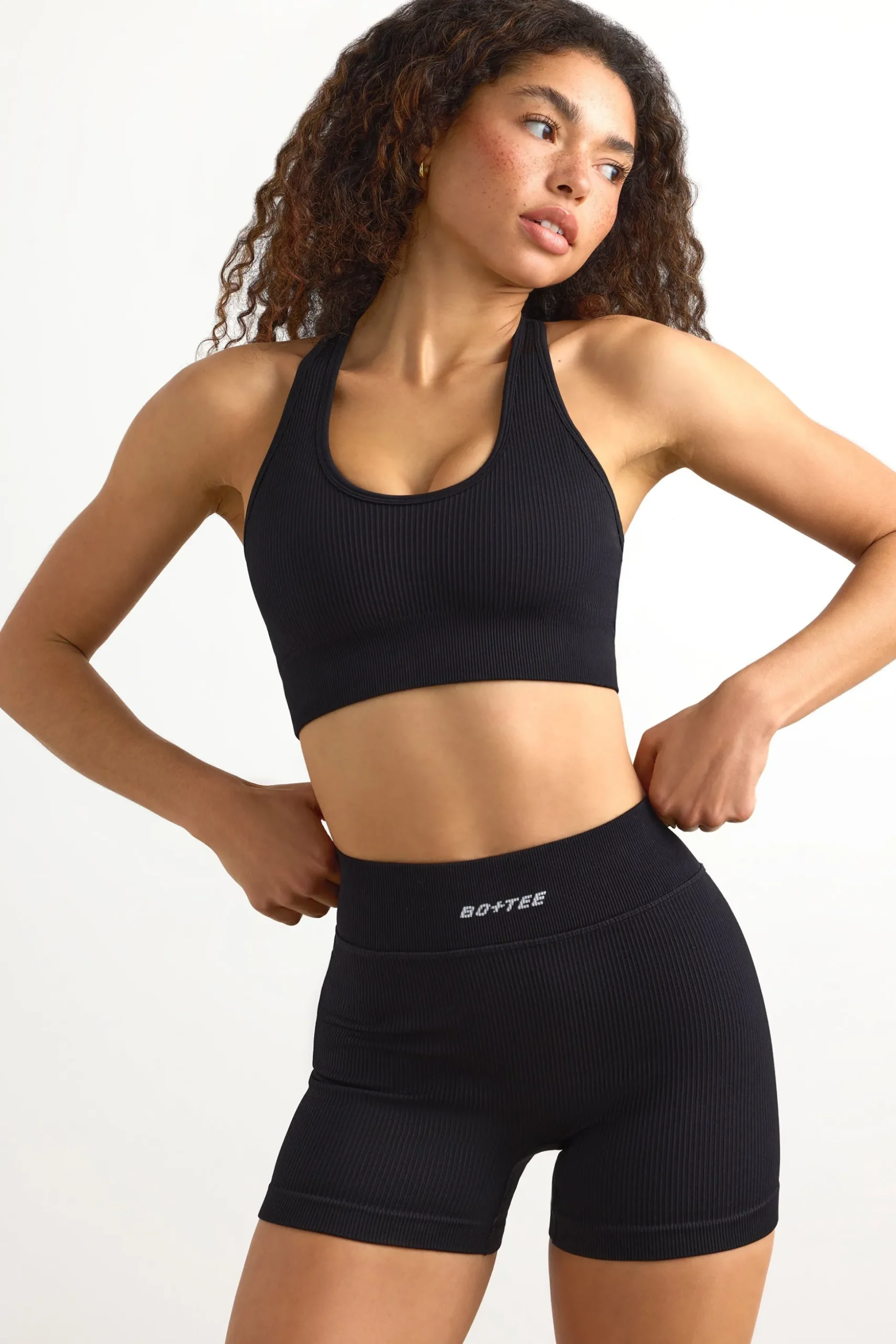 Oh Polly Women'S Clothing Sale - $65 And Under | Women'S Clothing Sale - $40 And Under^FlexiRib Mini Shorts in Black