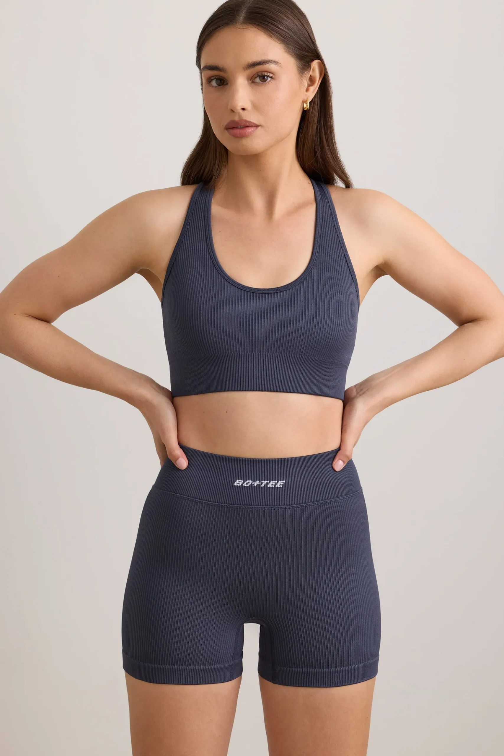 Oh Polly Women'S Clothing Sale - $65 And Under | Women'S Clothing Sale - $40 And Under^FlexiRib Mini Shorts in Slate