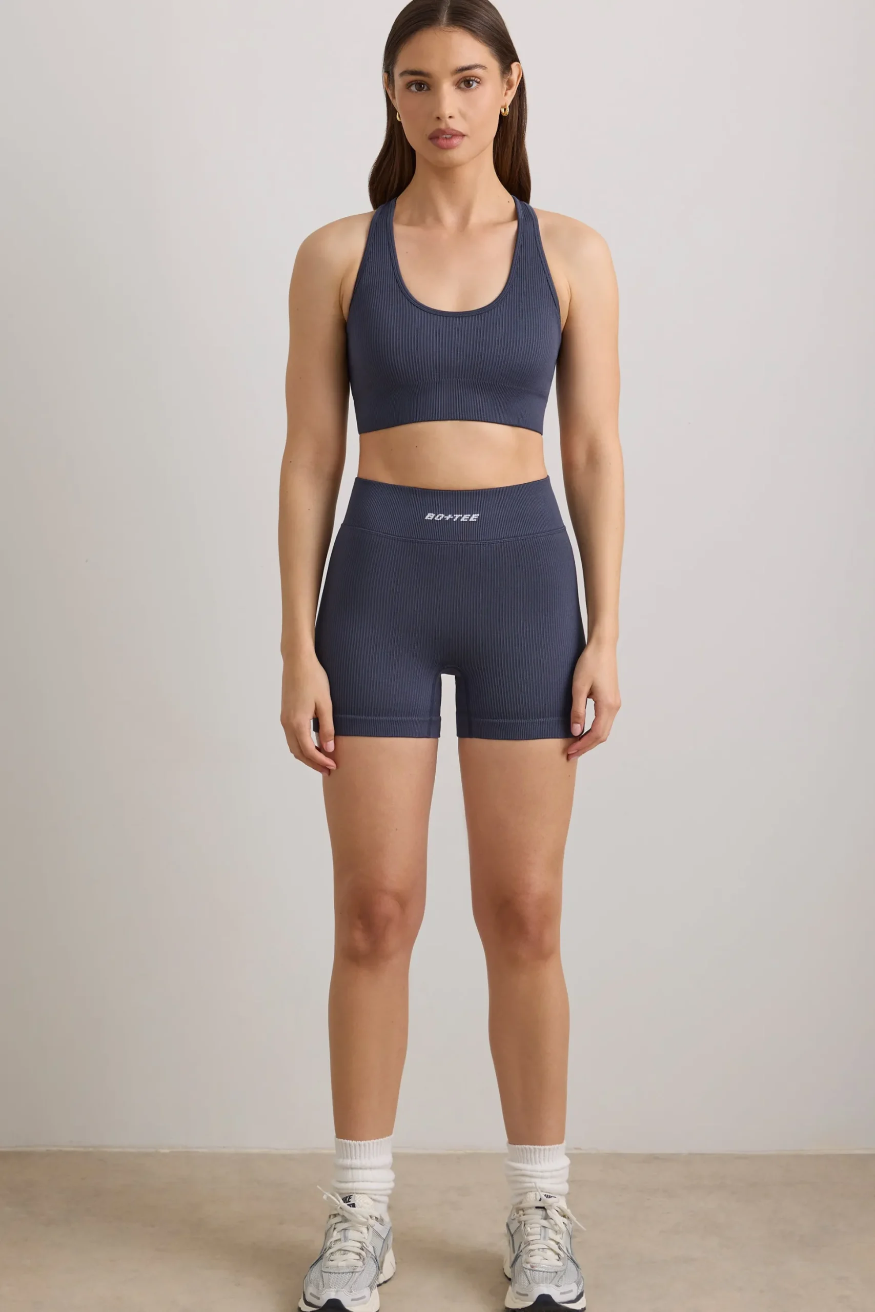 Oh Polly Women'S Clothing Sale - $65 And Under | Women'S Clothing Sale - $40 And Under^FlexiRib Mini Shorts in Slate