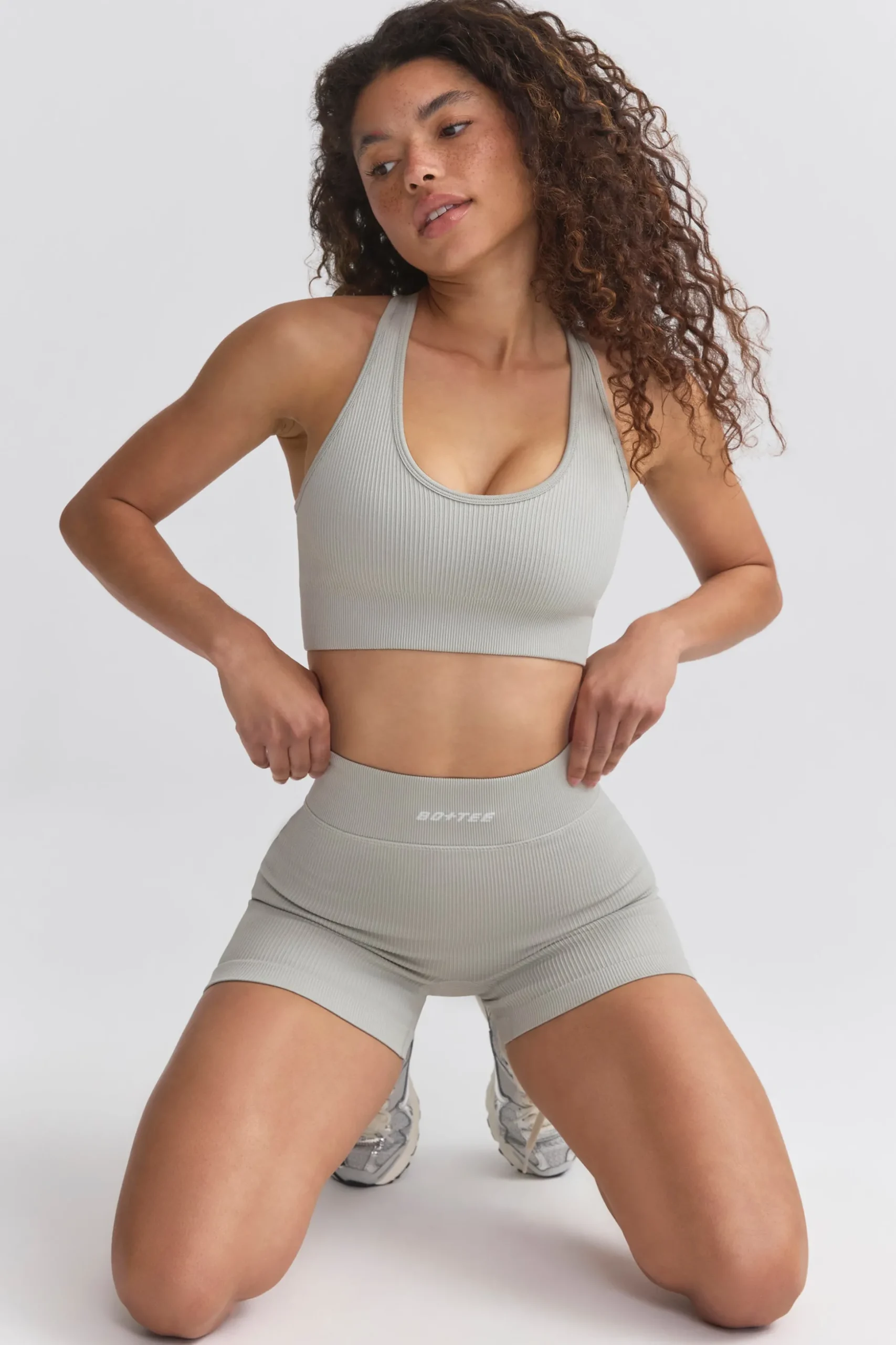 Oh Polly Women'S Clothing Sale - $65 And Under | Women'S Clothing Sale - $40 And Under^FlexiRib Racerback Sports Bra in Grey