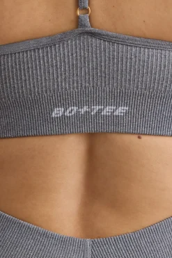 Oh Polly Women'S Clothing Sale - $65 And Under | Women'S Clothing Sale - $40 And Under^FlexiRib Scoop Neck Sports Bra in Grey Melange GreyMelange