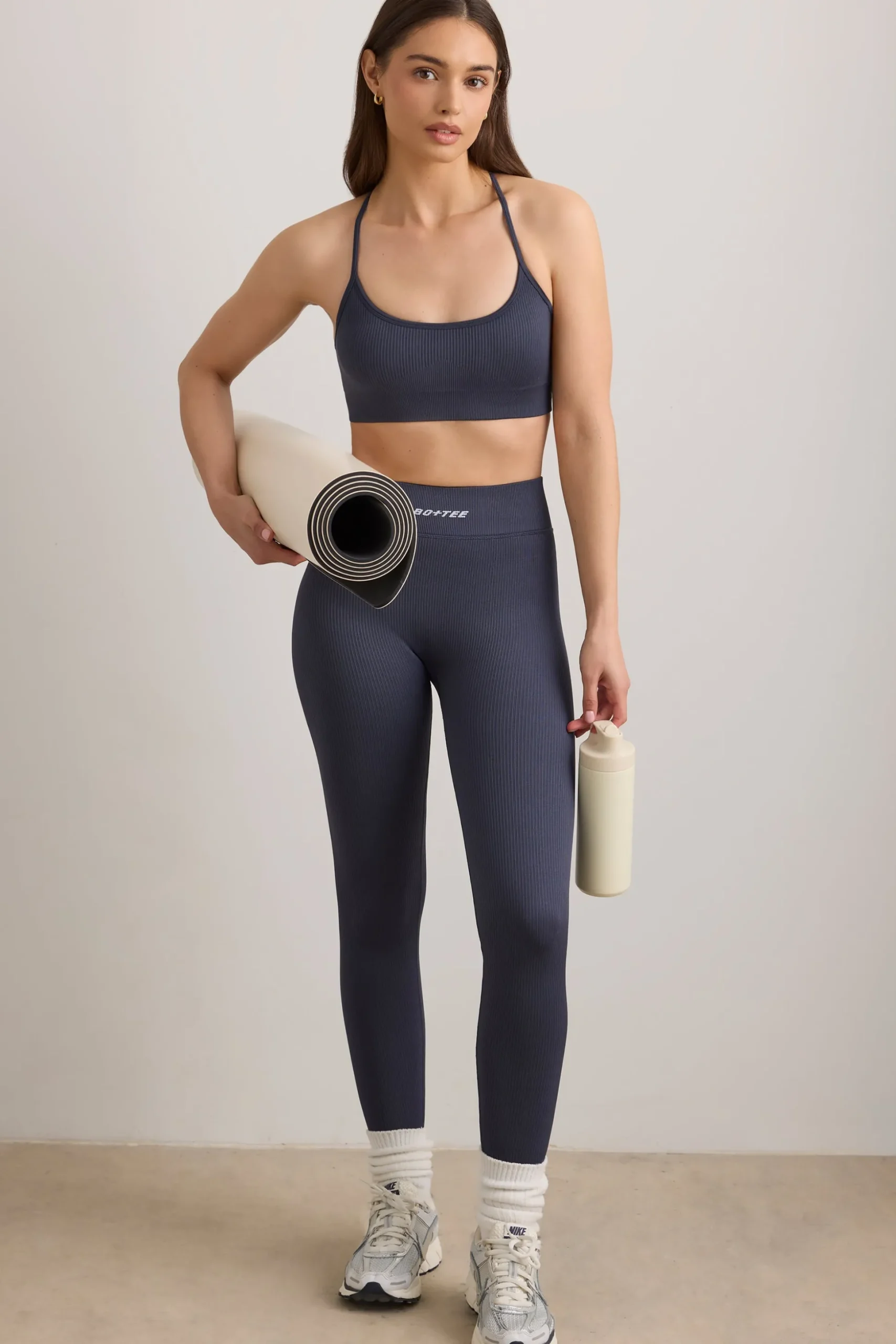 Oh Polly Women'S Clothing Sale - $65 And Under | Women'S Clothing Sale - $40 And Under^FlexiRib Scoop Neck Sports Bra in Slate