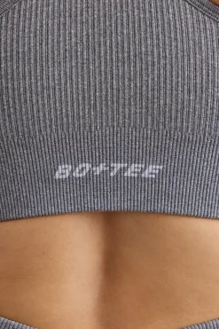 Oh Polly Women'S Clothing Sale - $65 And Under | Women'S Clothing Sale - $40 And Under^FlexiRib Wide Strap Sports Bra in Grey Melange GreyMelange