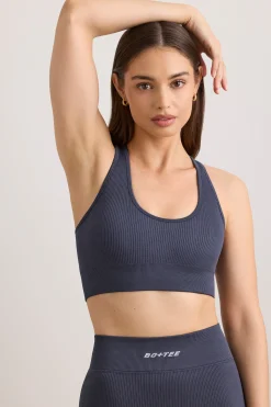 Oh Polly Women'S Clothing Sale - $65 And Under | Women'S Clothing Sale - $40 And Under^FlexiRib Wide Strap Sports Bra in Slate