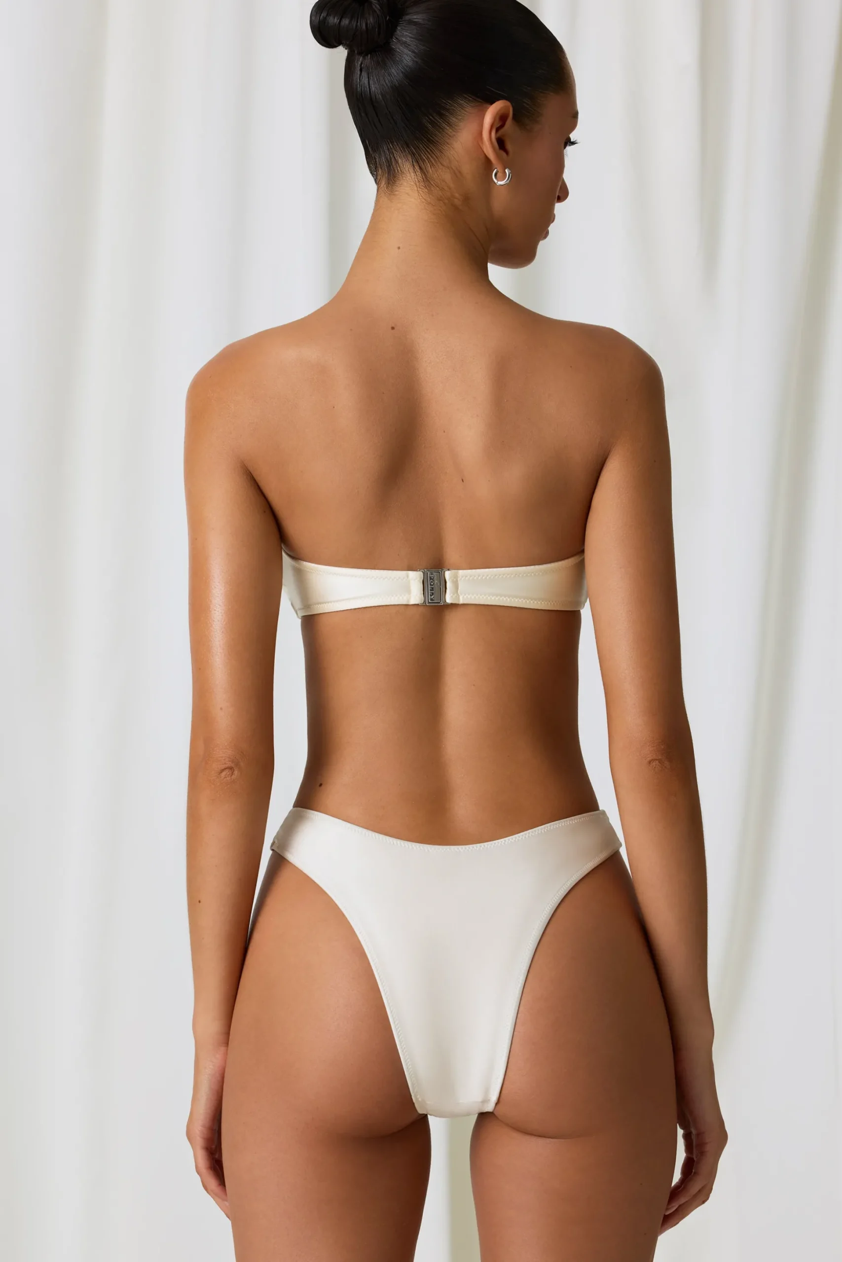 Oh Polly Bikini Sets | Bikini Bottoms^Full Bikini Bottoms in Pearl White PearlWhite