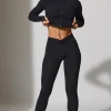 Oh Polly Matching Sets | Leggings^Full Length Leggings with Pockets in Black