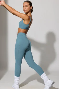 Oh Polly Women'S Clothing Sale - $65 And Under | Women'S Clothing Sale - $40 And Under^Full Length Leggings with Pockets in Slate Blue SlateBlue
